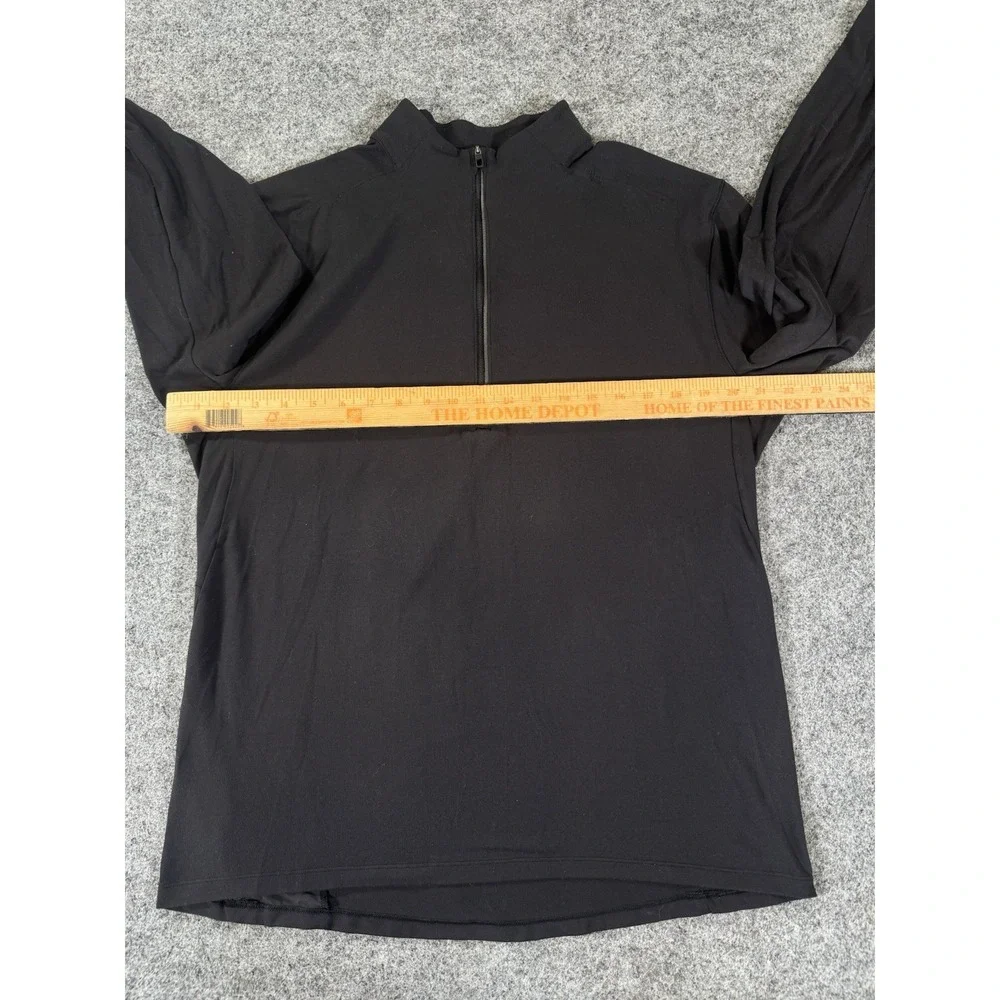 Lululemon Surge Warm 1/2 Zip Mens Large Black Running Training Pullover